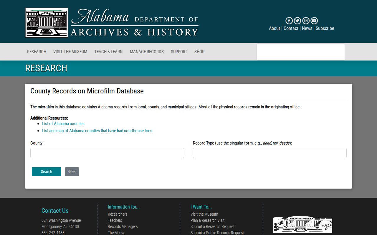 Opelika previous residents Alabama county records research screen